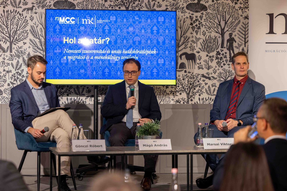 Az államtitkári előadást követő kerekasztal-beszélgetés