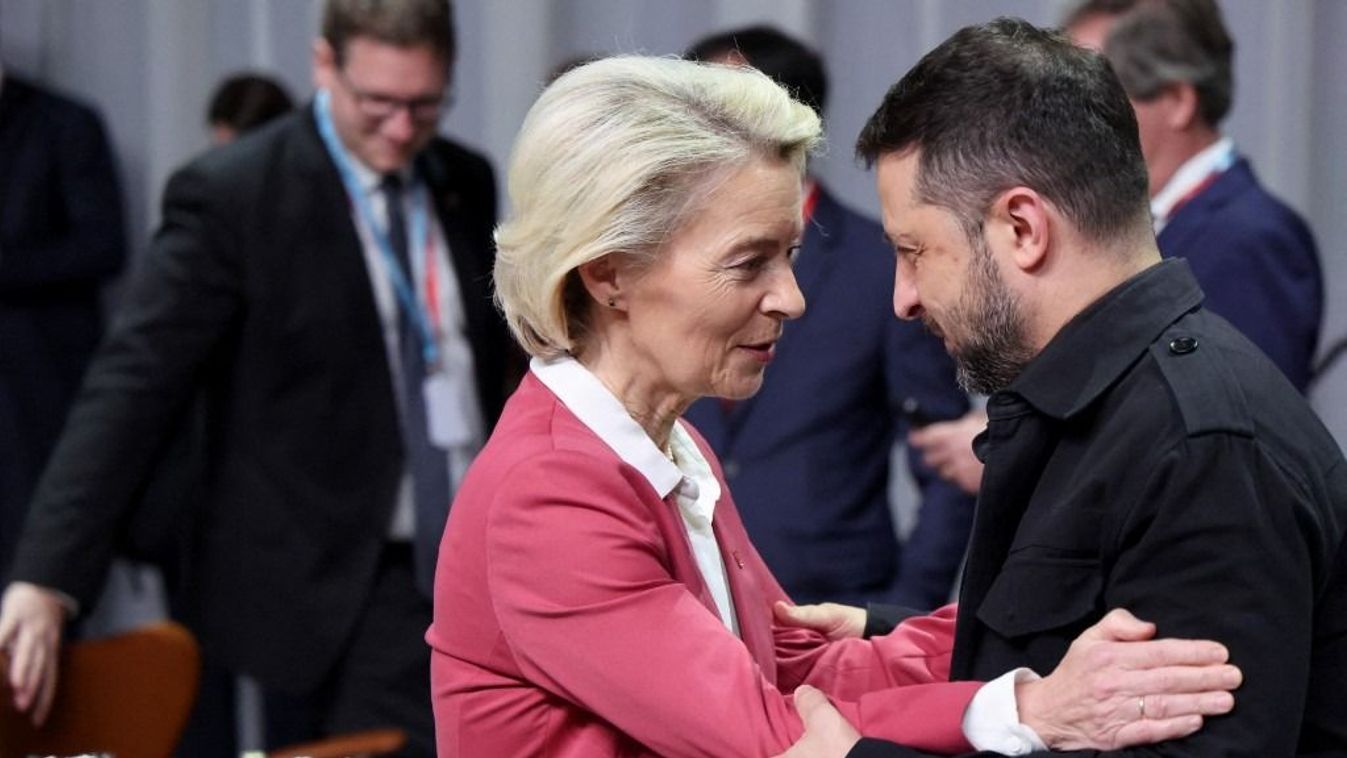 Volodimir Zelenszkij és Ursula von der Leyen