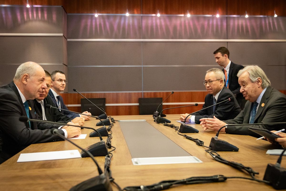 Sulyok Tamás gratulált az ENSZ főtitkárának az elért eredményekhez (Forrás: Facebook/Dr. Sulyok Tamás)