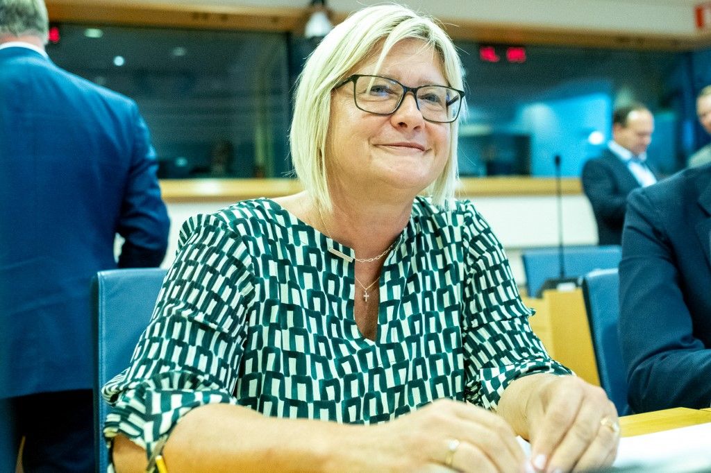 Kinga GAL during the conference of Presidents of the European Parliament an institution of the European Union in Brussels in Belgium on 11th of June 2025. (Photo by Martin Bertrand / Hans Lucas via AFP)