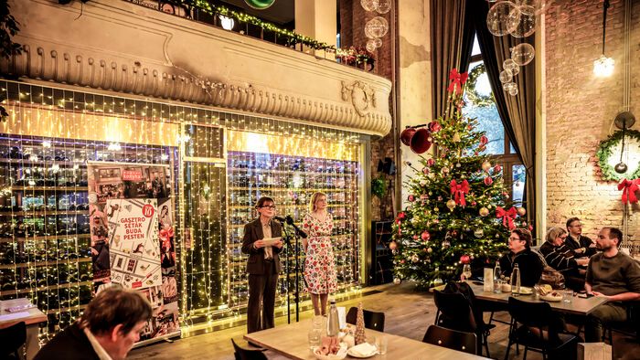 Gasztroséták Budapesten kiadvány sajtóbemutatója
Magyar Konyha
Lévai Anikó