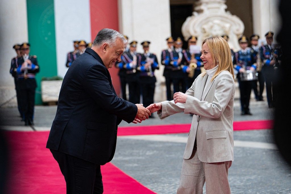 Francesco Giubilei: Orbán Viktor olaszországi látogatása „nagyon pozitív találkozó” volt (Fotó: MASSIMO VALICCHIA / NurPhoto)
