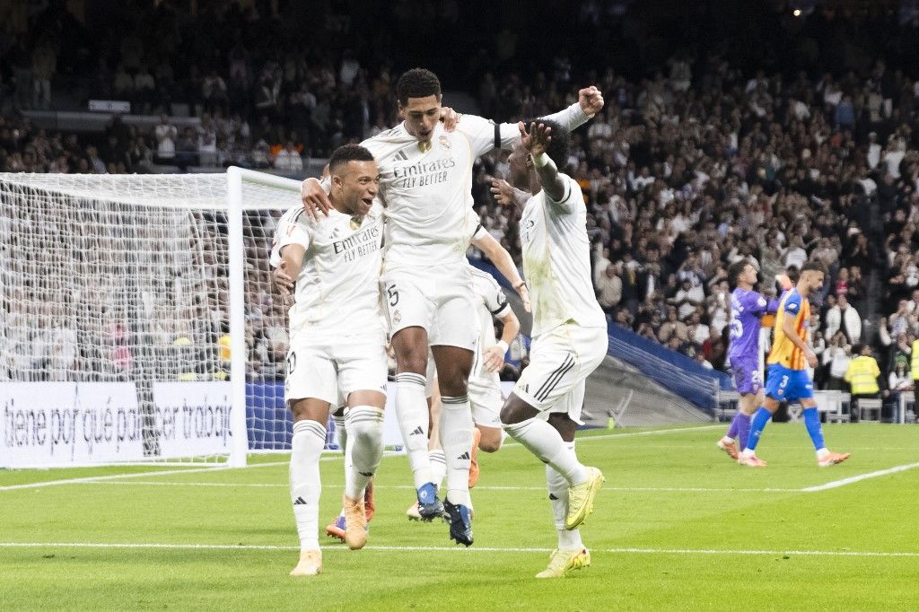 Kylian Mbappé, Jude Bellingham és Vinícius Júnior (b–j) – Xabi Alonso mindhármukat megemlítette a Real Madrid győzelme után