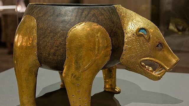 Szarmata arany medve. Forrás: Wikimedia Commons