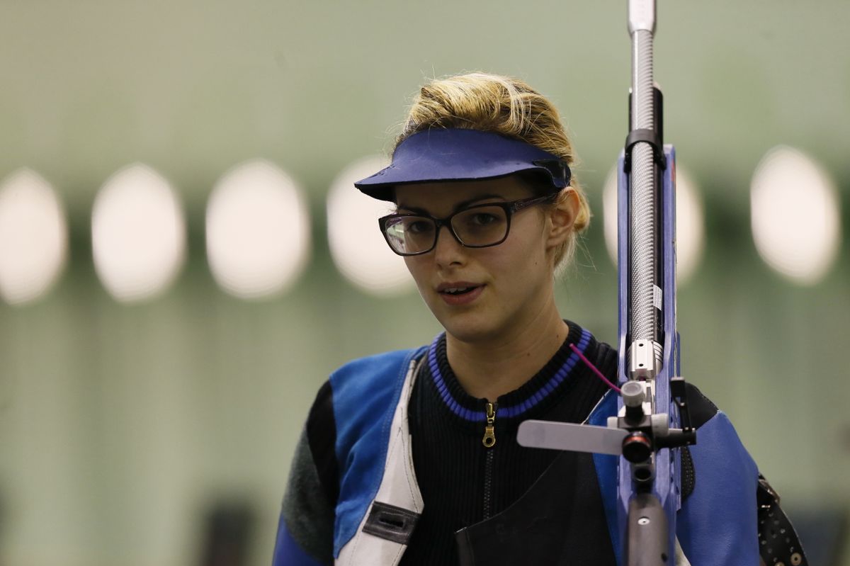 Győr 20160226 Sportlövészet 2016 Tavasz Európa bajnokság EB Zwickl Veres Kata       Fotó: Szabó Miklós   Nemzeti Sport