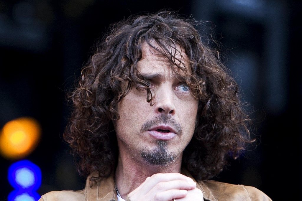 US musician Chris Cornell, known from the rock groups Soundgarden and Audioslave, performs in concert at Pinkpop 2009, on May 30, 2009 in Landgraaf, The Netherlands. Pinkpop is the oldest annual rock festival that takes place at Landgraaf. AFP PHOTO/ANP VALERIE KUYPERS netherlands out - belgium out (Photo by VALERIE KUYPERS / ANP / AFP)