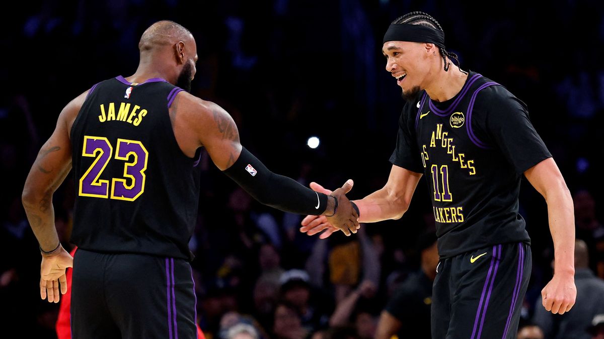 LeBron James, Jaxson Hayes, Los Angeles Lakers, NBA