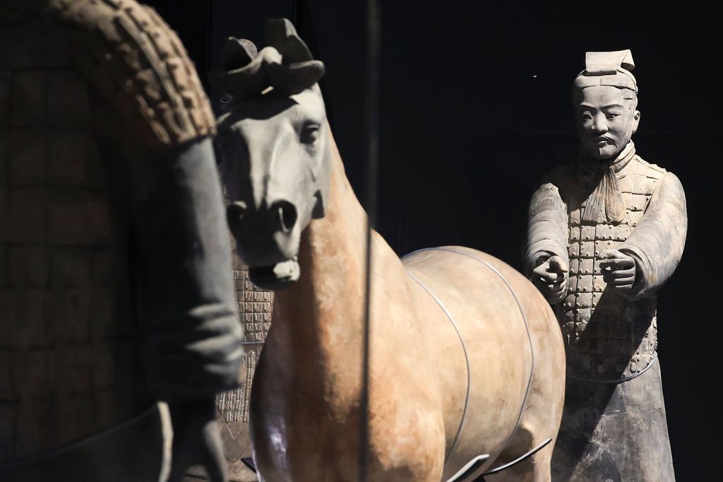 Kínai agyagkatona kiállítás