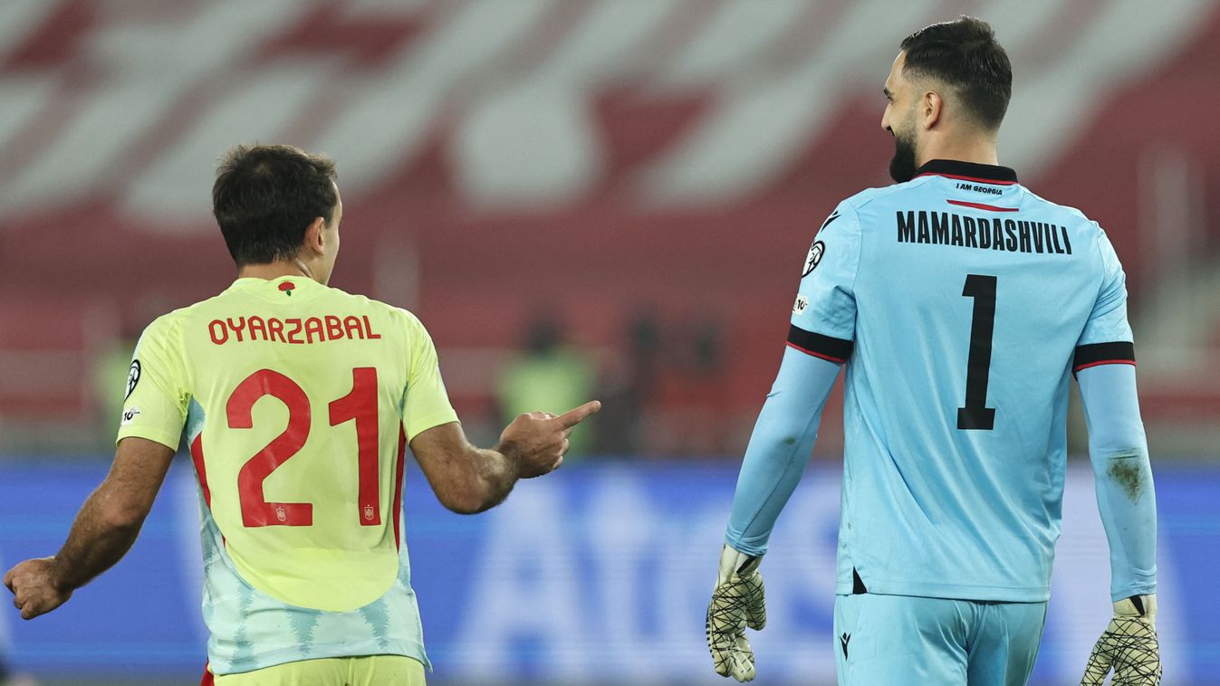 Giorgi Mamardasvilinek nem volt esélye a spanyol támadók ellen