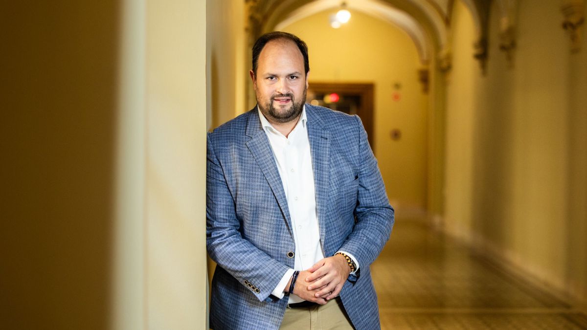 Nacsa Lőrinc nemzetpolitikáért felelős államtitkár (Fotó: Ladóczki Balázs)