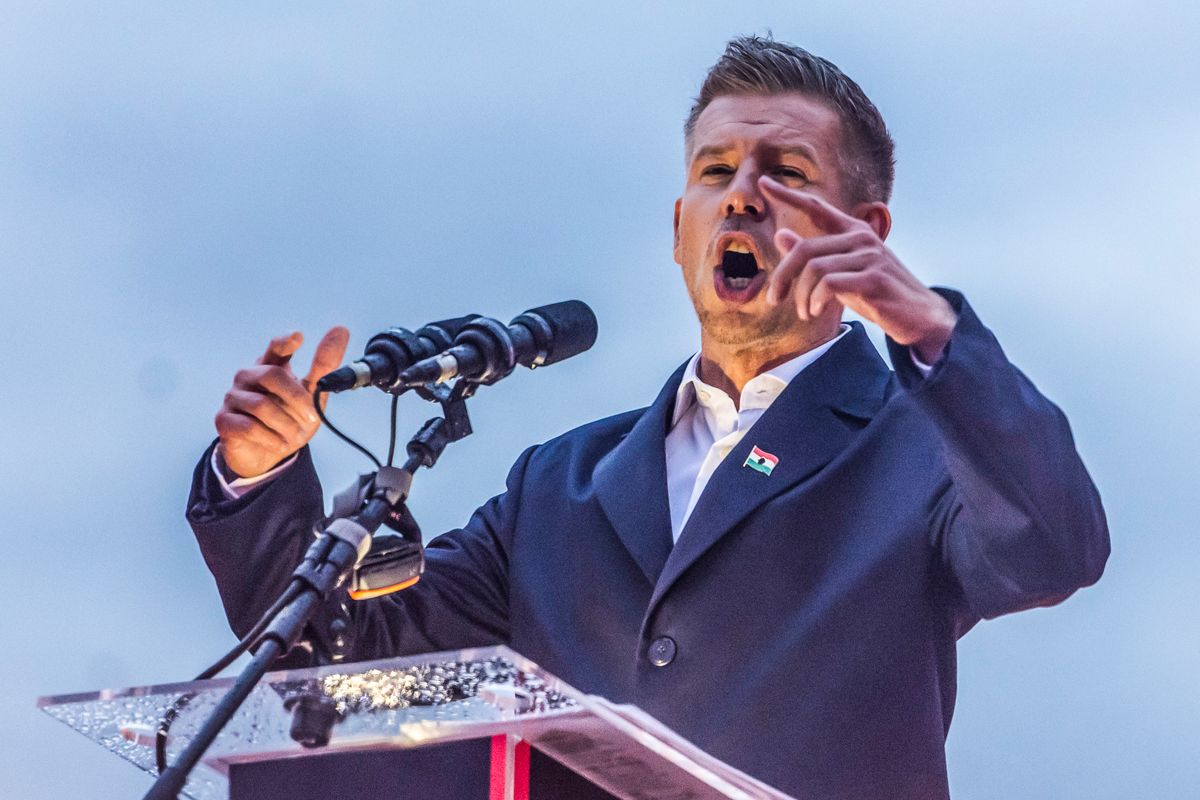 Magyar Pétert dühíti Orbán Viktor sikere (Fotó: Máté Krisztián)