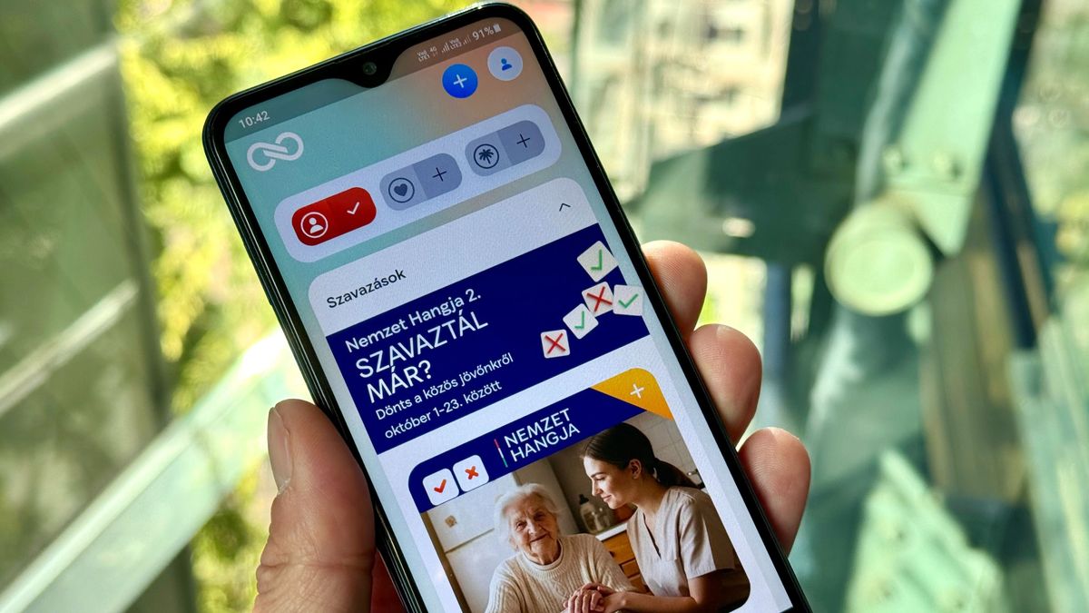 20251008 Budapest
TISZA Világ applikáció. Egy digitális platform, amely lehet?vé teszi a feladatok felosztását, az események szervezését, az ötletek megosztását és a közösségi aktivitások nyomon követését.
Fotó: Máté Krisztián MK
MW Bulvár