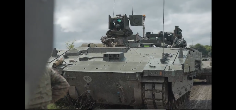 Új Ajax harckocsi (Forrás: X-képernyő fotó)