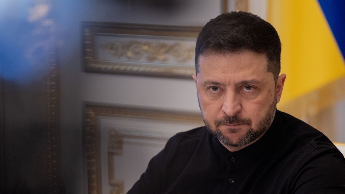 Volodimir Zelenszkij ukrán elnök