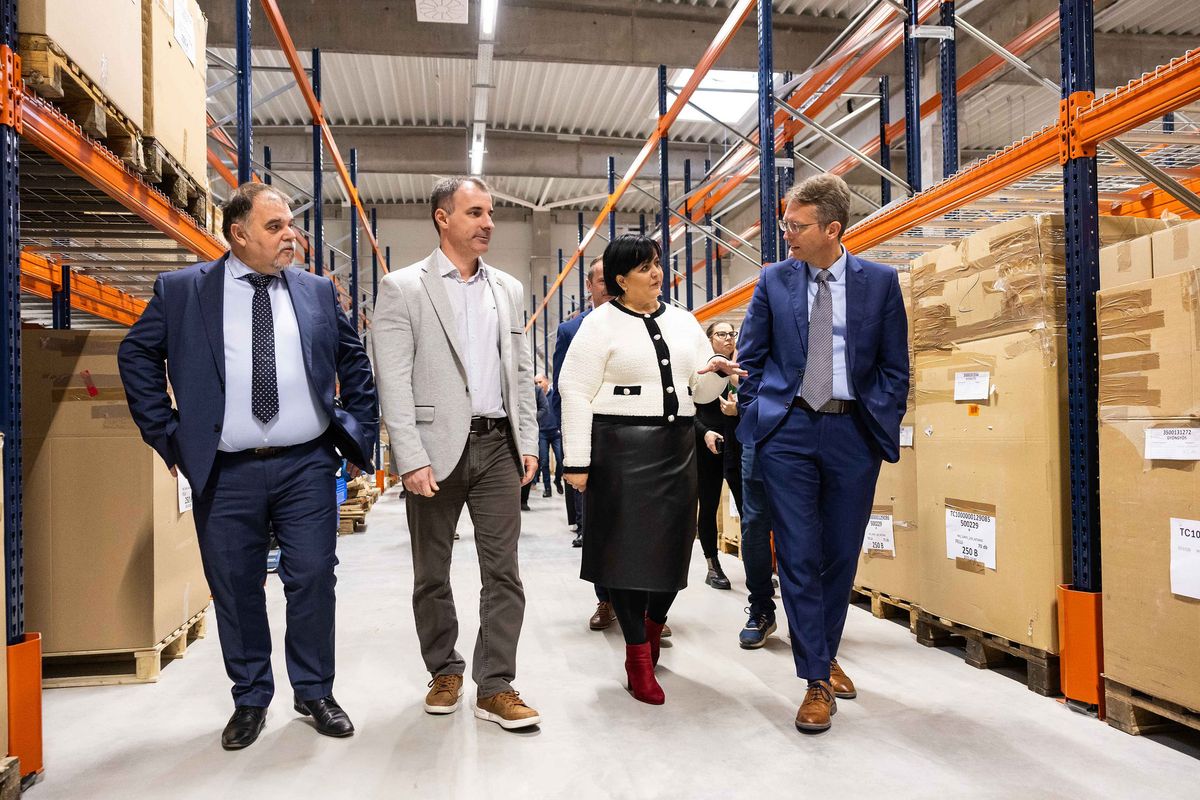 gázhálózati elosztóraktár