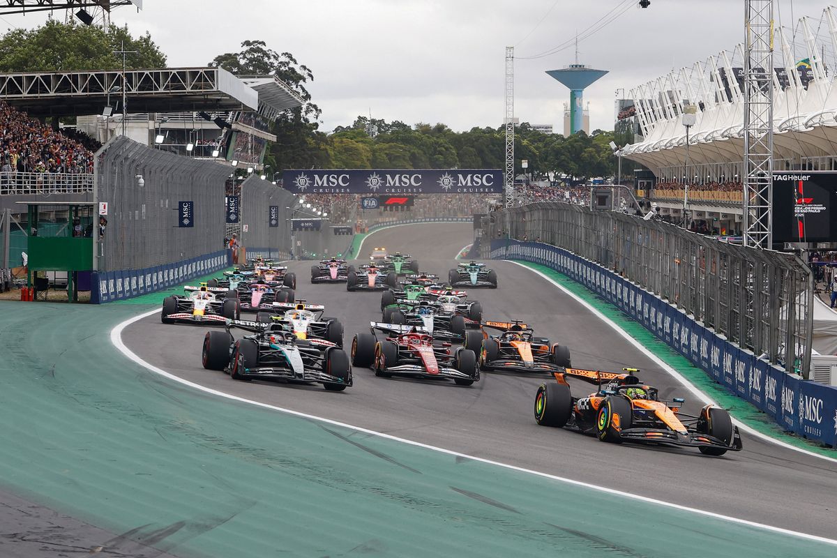 A Brazil Nagydíj rajtja után Lando Norris megőrizte az első helyét