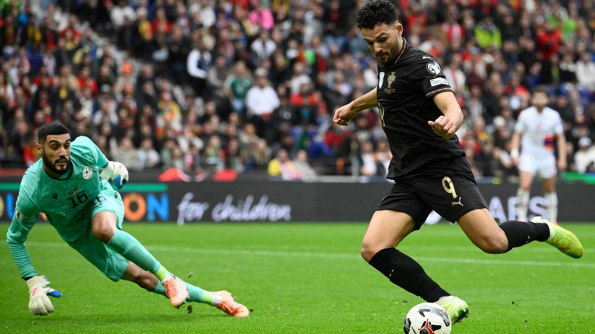 Goncalo Ramos újra megszerezte a vezetést Portugália számára a második félidőben.