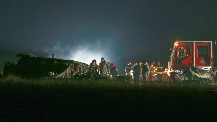 Lezuhant egy török katonai repülőgép Georgiában