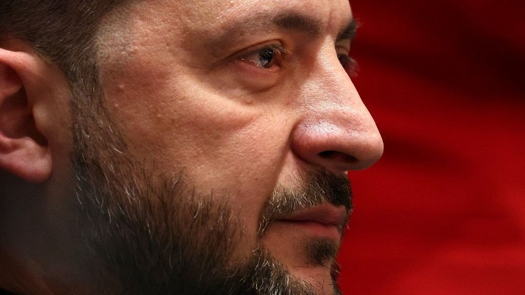 Volodimir Zelenszkij (Fotó: Tom Brenner / AFP)