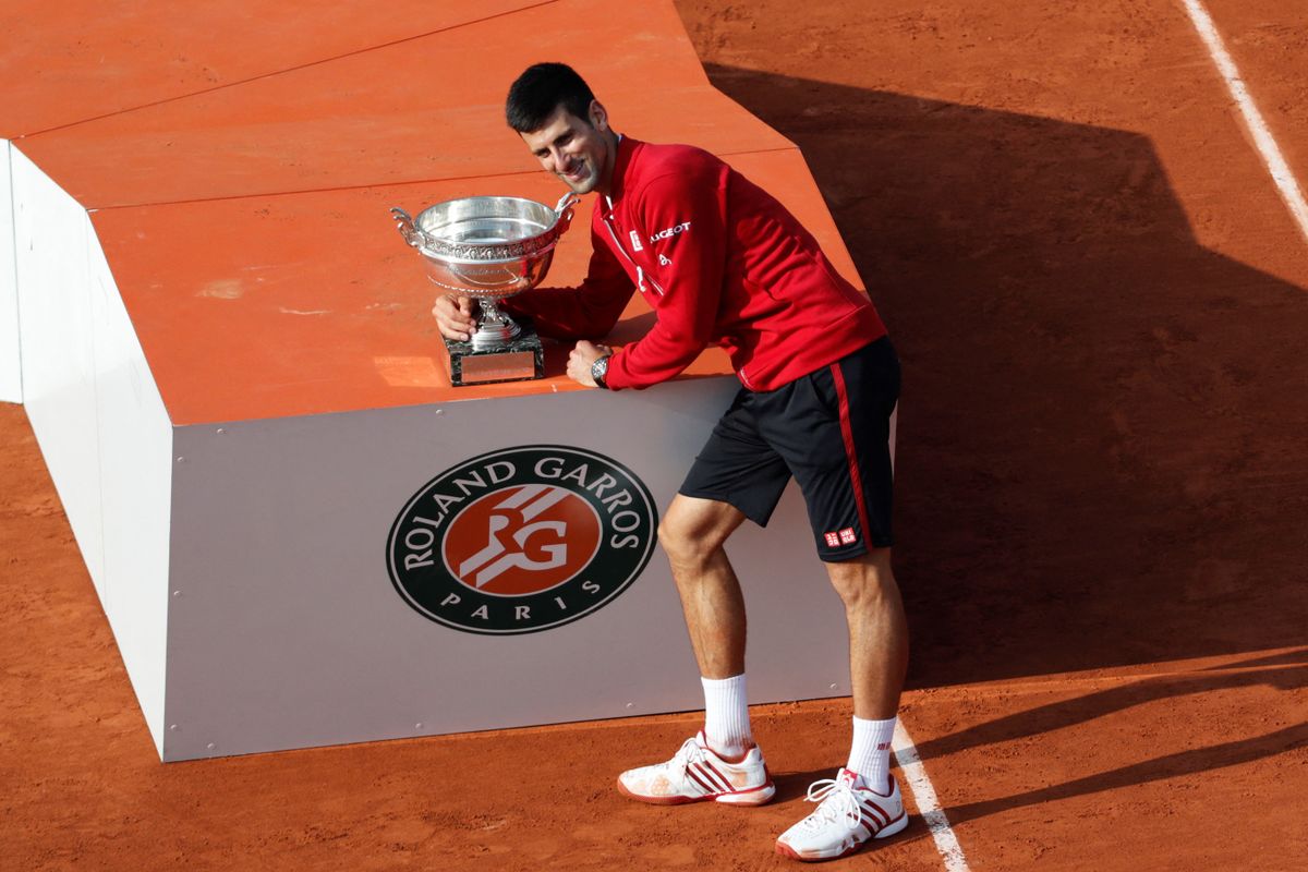 Novak Djokovics pályafutása csúcsán: 2016-ban a Roland Garros megnyerése után egyszerre volt mind a négy Grand Slam-torna címvédője