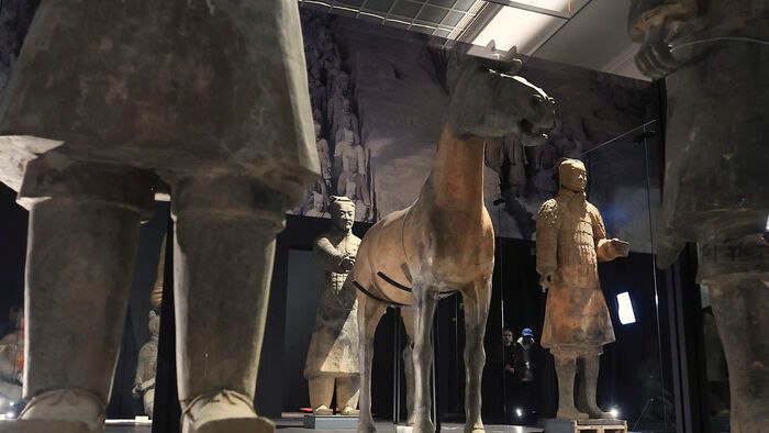 Kínai agyagkatona kiállítás