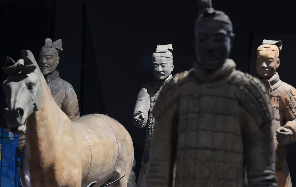 Kínai agyagkatona kiállítás