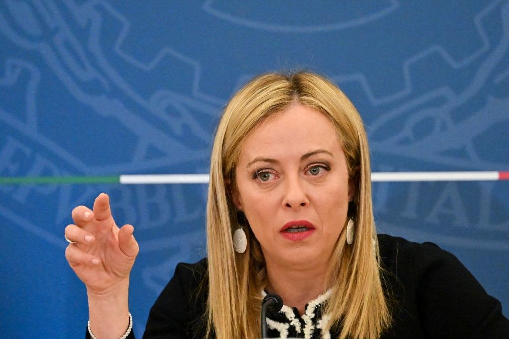 Giorgia Meloni olasz miniszterelnök a migránsokat tette felelőssé a nemi erőszakok számának a növekedéséért
