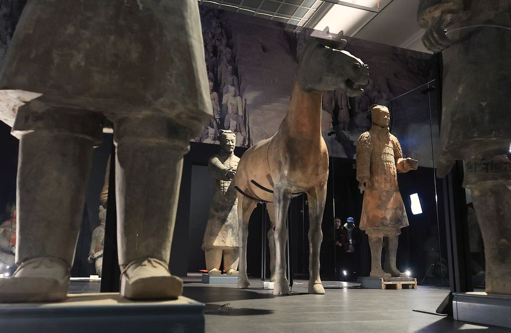 Kínai agyagkatona kiállítás