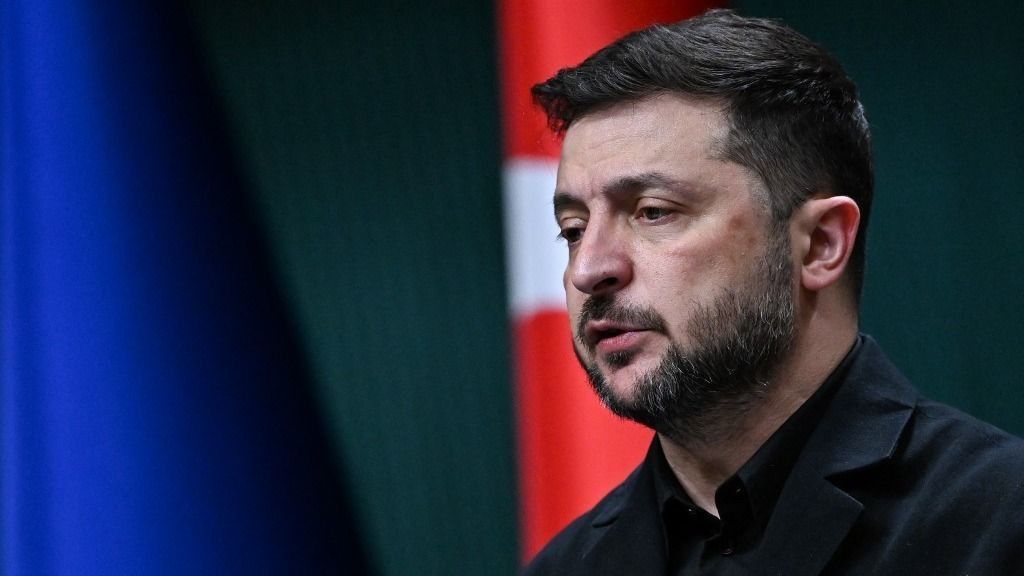 Volodimir Zelenszkij (Fotó: AFP)