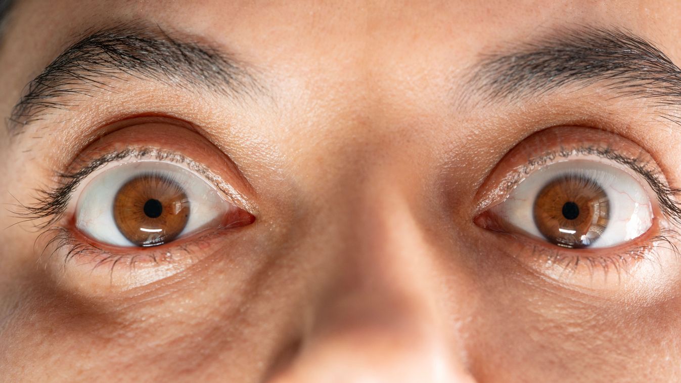 Female eyes looking with fear
2466192829
Shutterstock