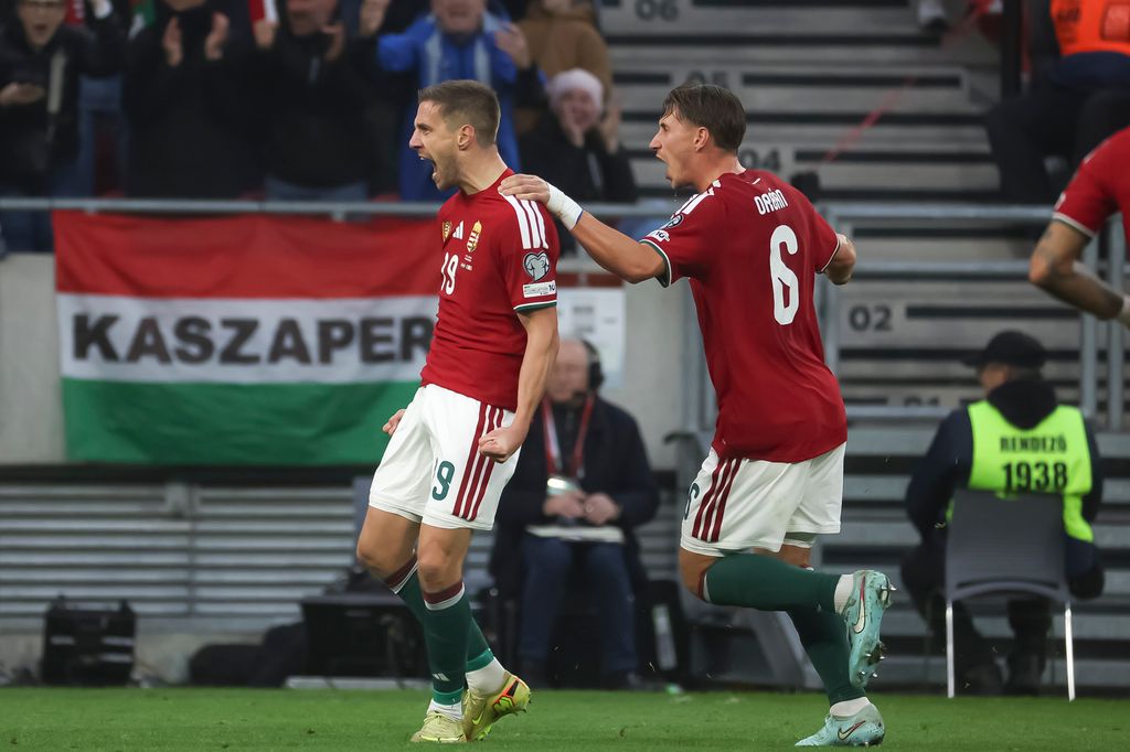 Katarzis! Varga Barnabás hatalmas gólt rúgott az Írország elleni vb-selejtezőn, ezzel újra vezetett a magyar válogatott