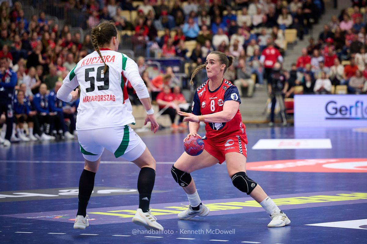 Kuczora Csenge és a magyar válogatott szombaton nem tudta útját állni a norvég csapatnak