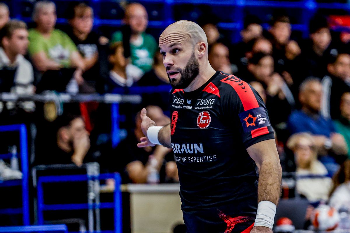 Sipos Adrián a német Melsungen színeiben az FTC otthonában lépett pályára a férfikézilabda Európa-liga első csoportkörében