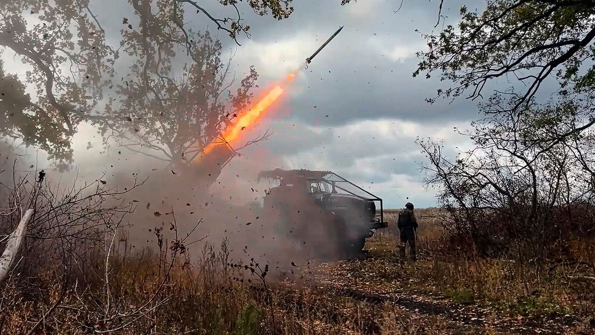 Oroszország hatalmas támadást mért Kijevre (Fotó: - / MTI/AP/Orosz védelmi minisztér)