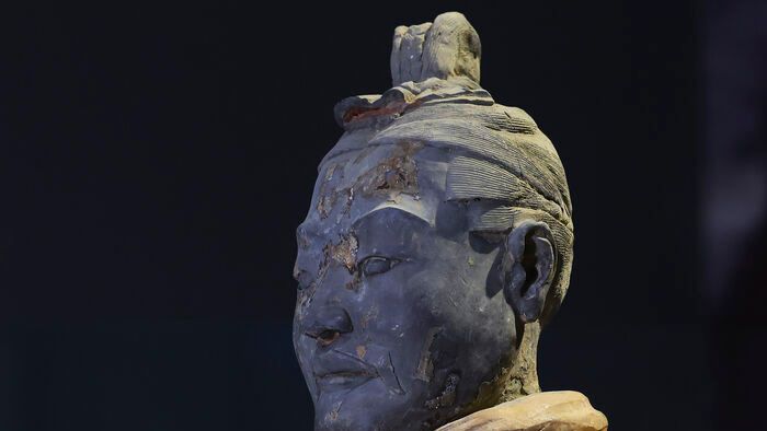 Kínai agyagkatona kiállítás