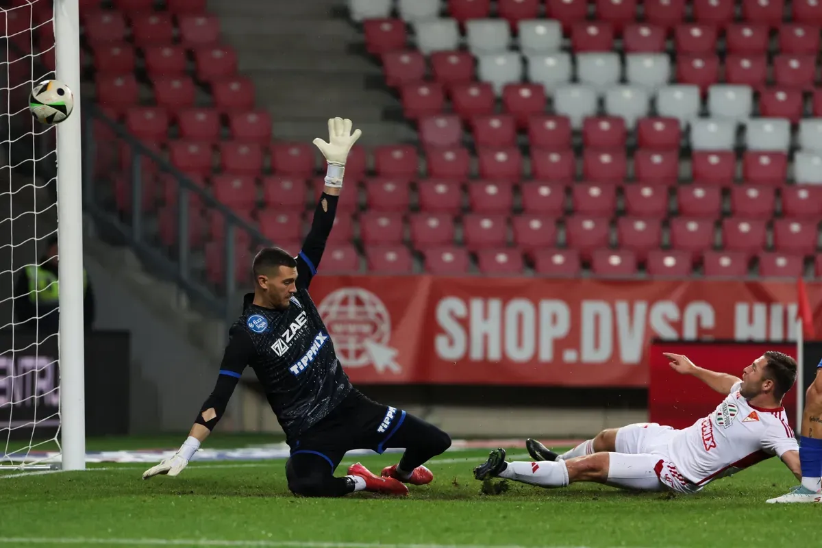 A Debrecen ezzel a góllal szerzett vezetést Bárány révén