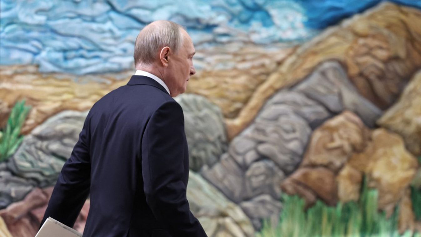 Vlagyimir Putyin orosz elnök (Fotó: AFP)