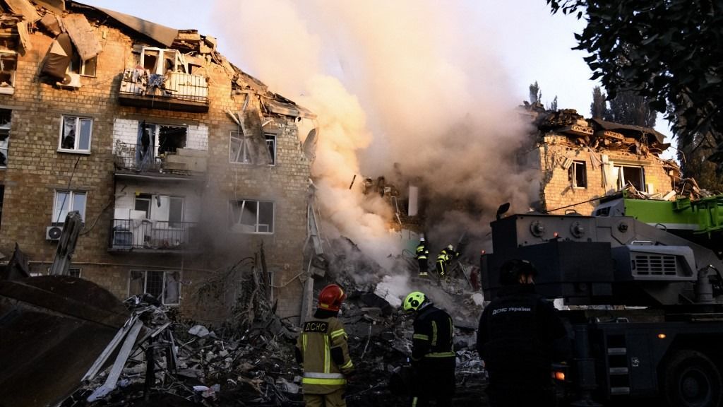 A támadó drónok több városrészt szinte egyszerre értek el,