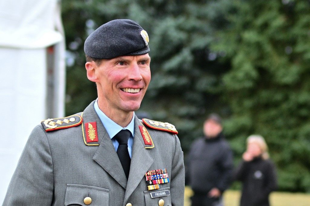 Christian Freuding, a német szárazföldi erők parancsnoka ukrán veteránokat vonna be Németország tisztjeinek kiképzésébe