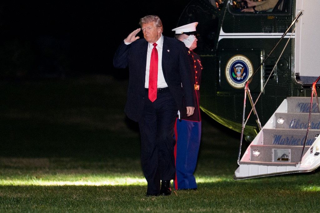 Trump elmondta, hogy ki a jobb választás (Fotó: AFP)