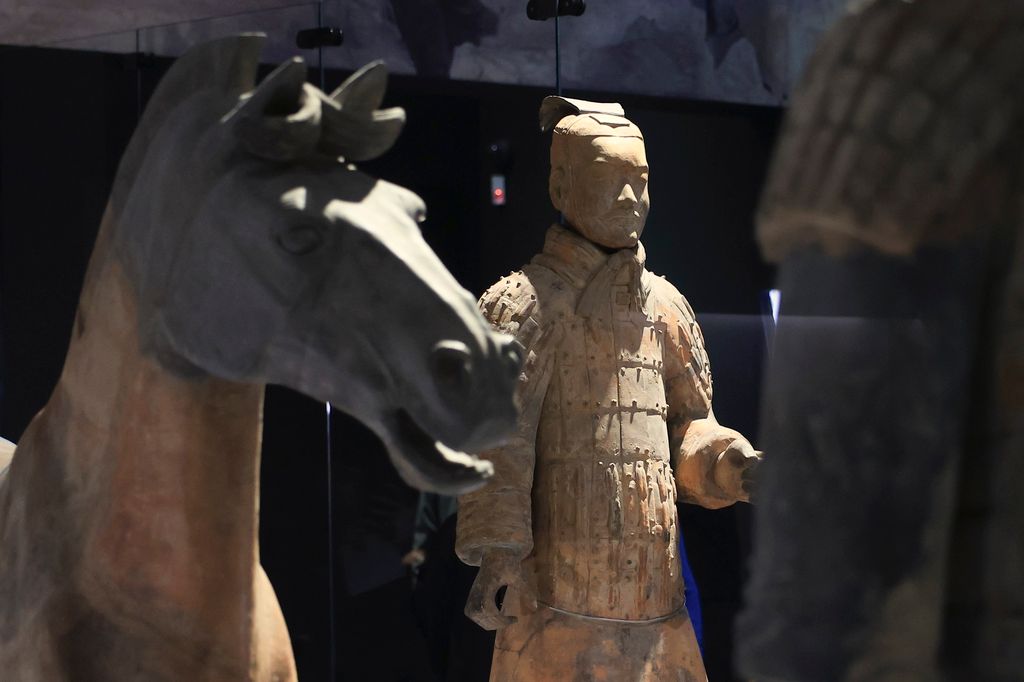 Kínai agyagkatona kiállítás