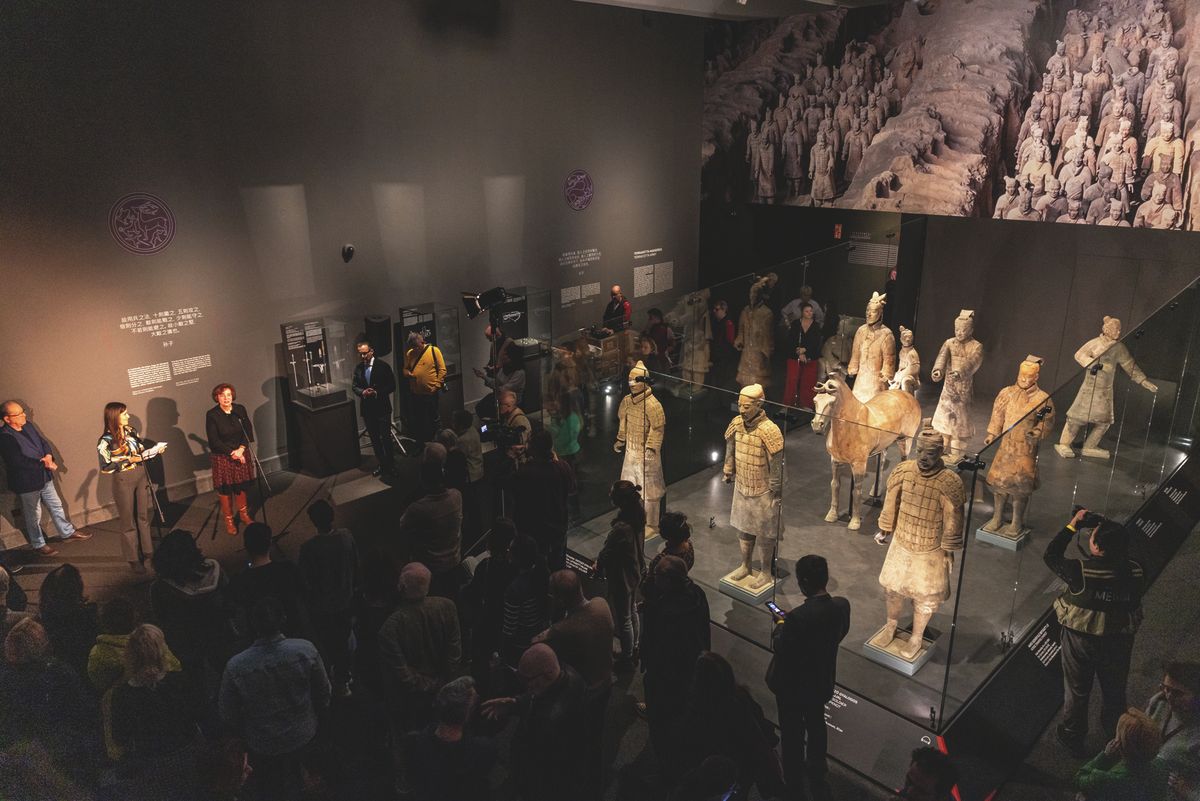 Az öröklét őrei című kiállítás megnyitója a Szépművészeti Múzeumban