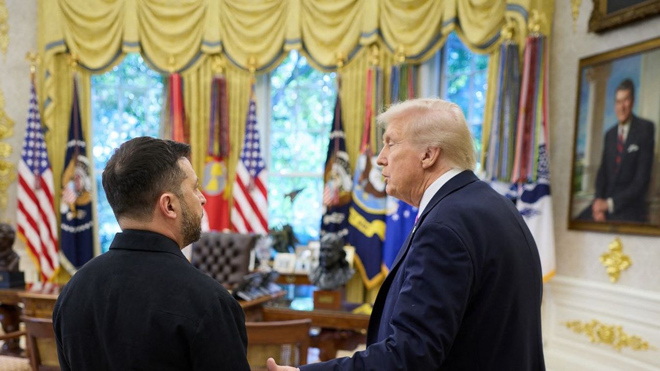 Volodimir Zelenszkij és Donald Trump (Fotó: AFP)