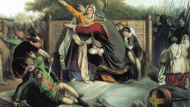 Vak Béla és Ilona az aradi gyűlésen