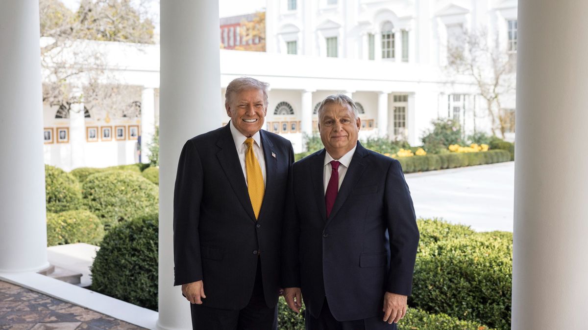 Donald Trump és Orbán Viktor (Fotó: Miniszterelnöki Kommunikációs Főosztály/Kaiser Ákos / MTI)