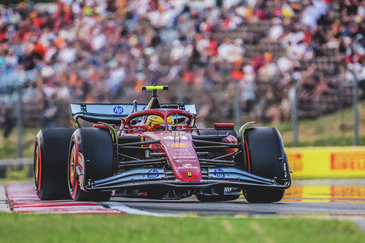 Lewis Hamilton a 2025-ös Magyar Nagydíjon