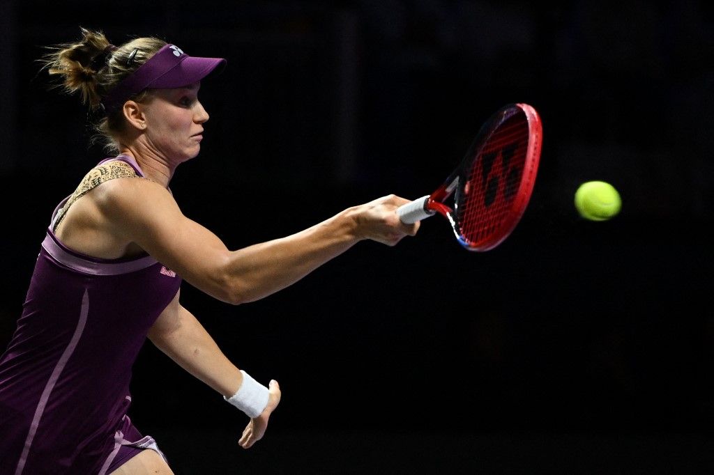 Jelena Ribakina százszázalékos teljesítménnyel jutott a WTA Finals, azaz a női tenisz-világbajnokság döntőjébe, ahol Arina Szabalenka vár rá