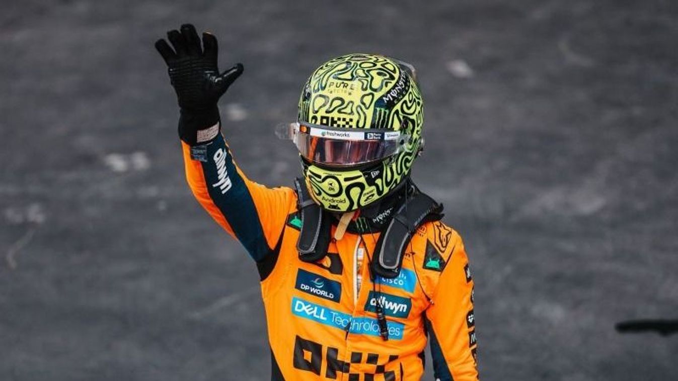 Lando Norris eddig hibátlan teljesítményt nyújt Brazíliában