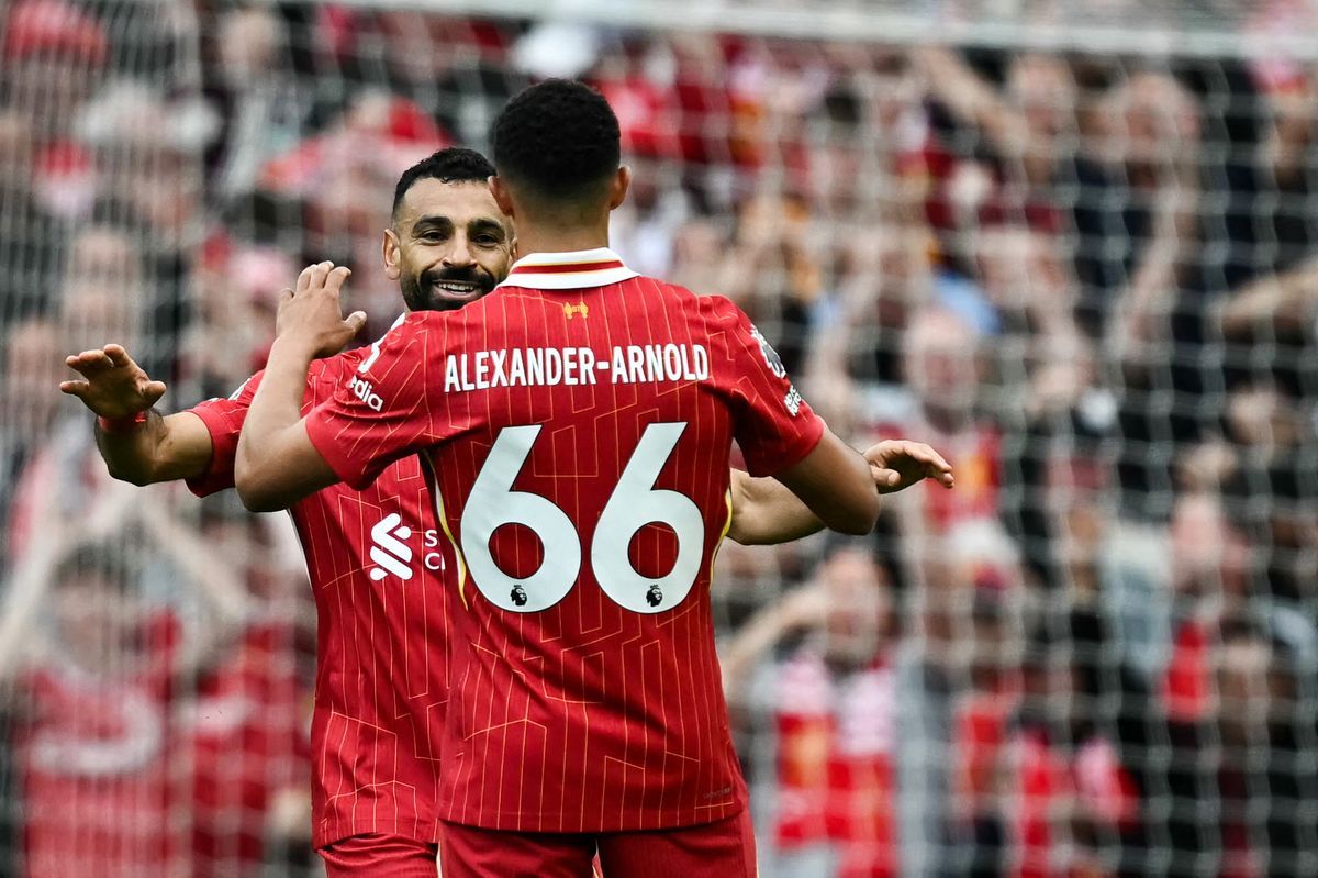 Már csak emlék: Mohamed Szalah és Trent Alexander-Arnold együtt a Liverpool csapatában 