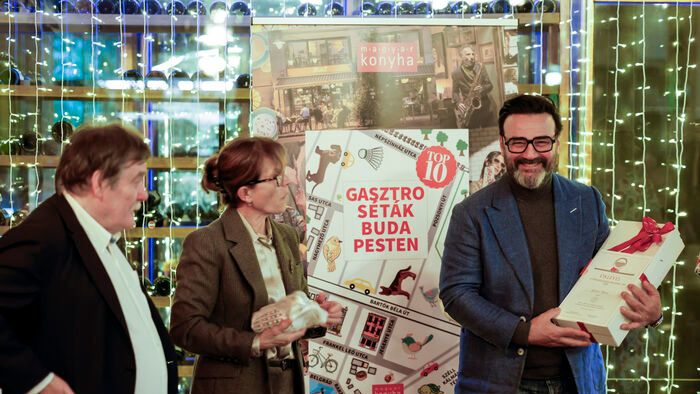 Gasztroséták Budapesten kiadvány sajtóbemutatója
Magyar Konyha
Lévai Anikó
Gianni